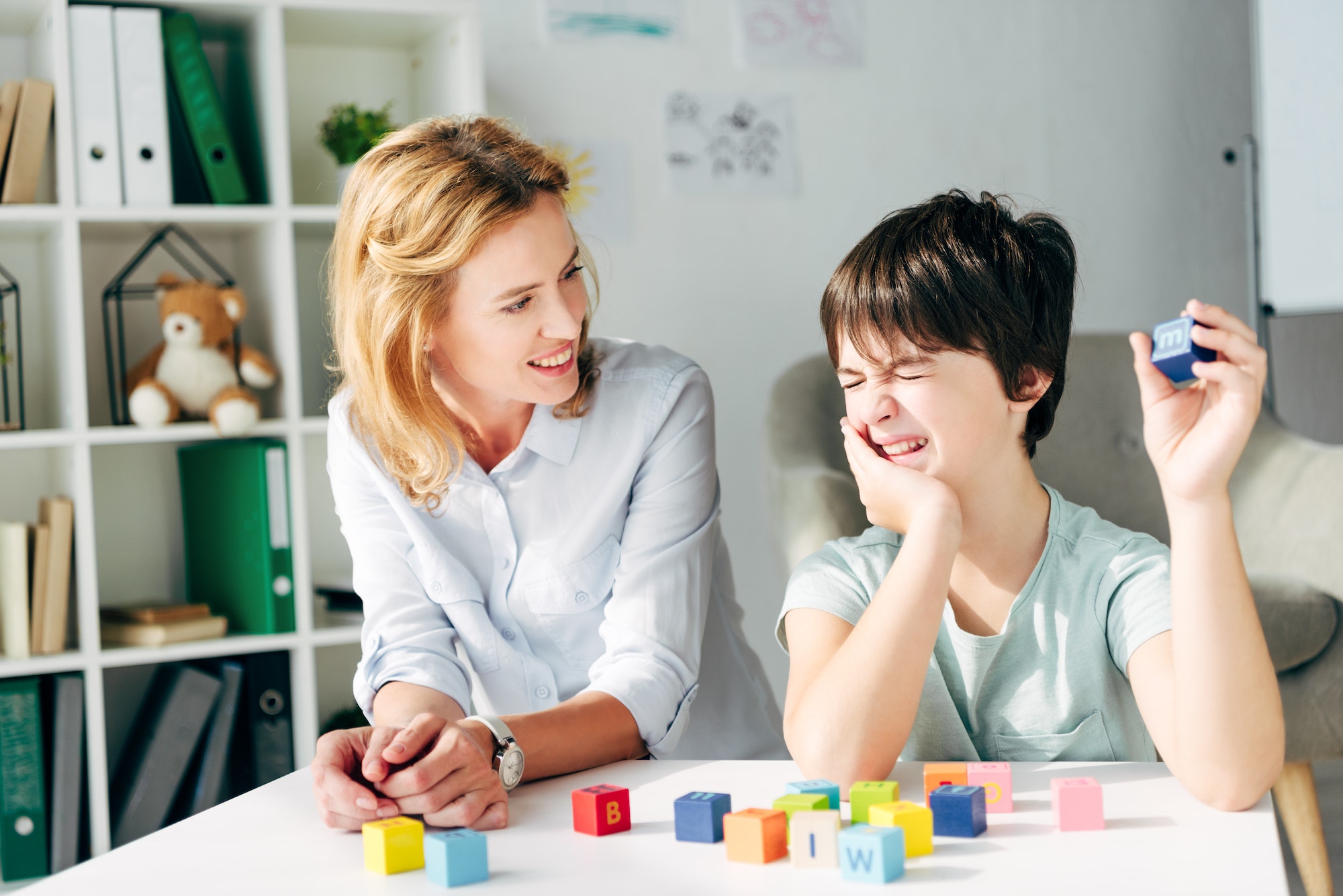 Child in Speech Therapy